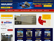 Tablet Screenshot of haulaway.com