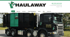 Desktop Screenshot of haulaway.com.au
